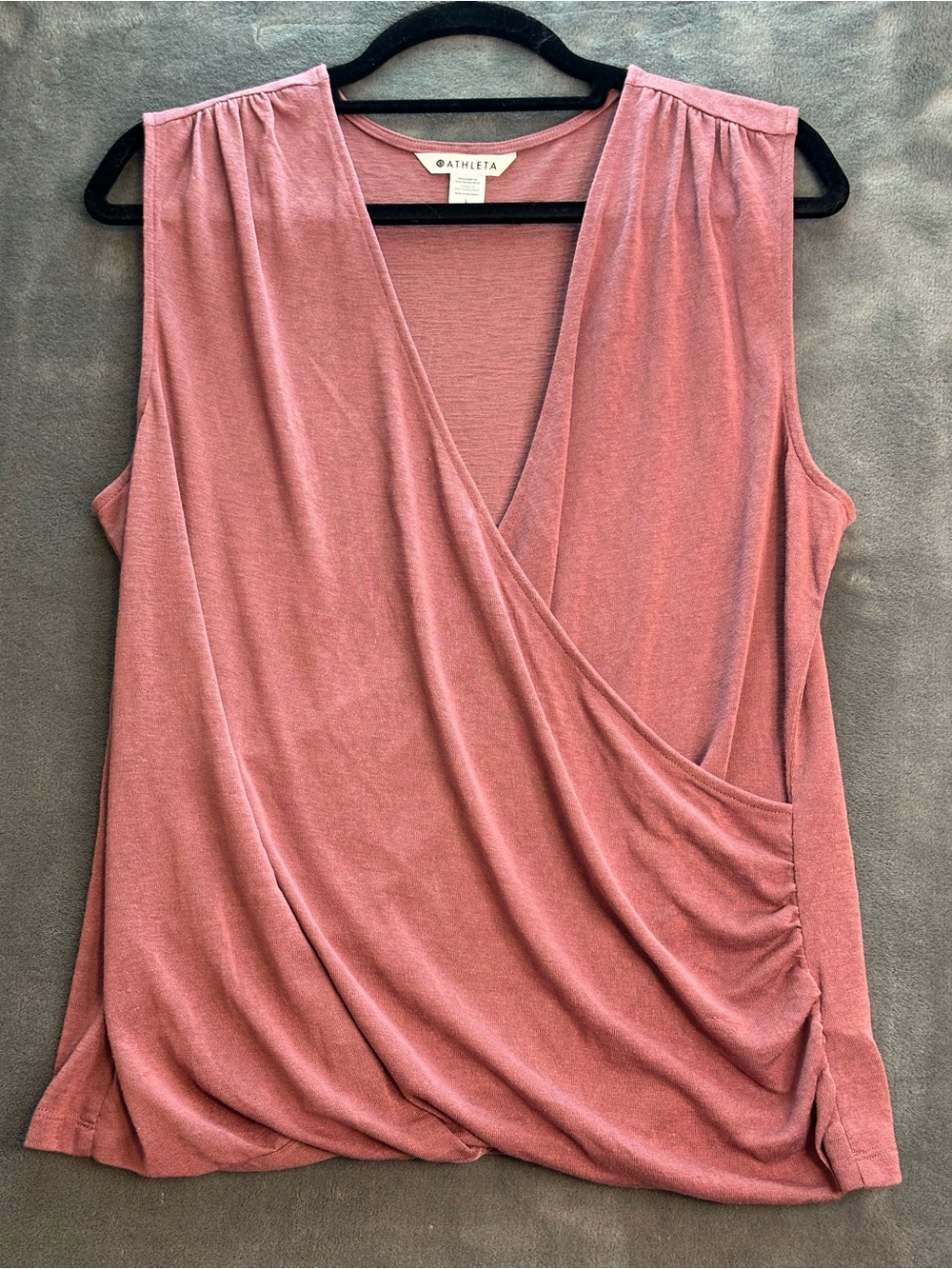 Athleta Women’s Dusty Rose Wrap-Style Sleeveless Tank